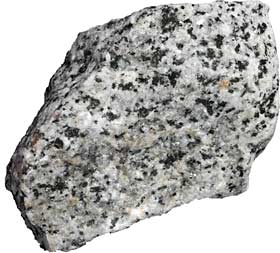 A chunk of granite rock.  NPS photo